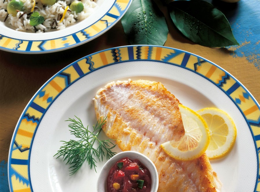 Fischfilet á la Mexicana Fischfilet á la Mexicana