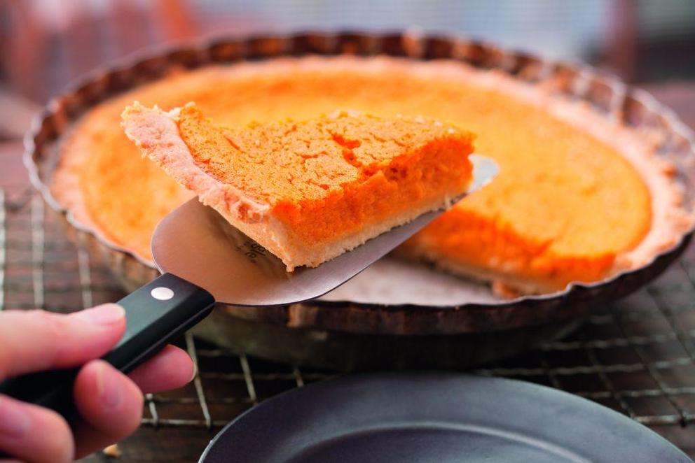 Kürbiskuchen mit Zimt und Ingwer Kürbiskuchen mit Zimt und Ingwer