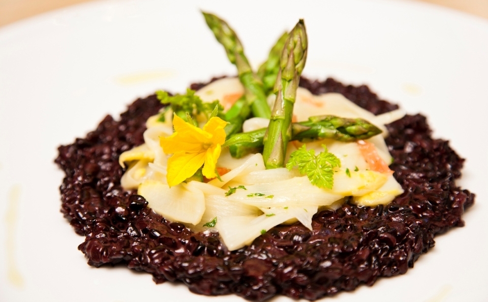 Risotto vom Venere Reis Risotto vom Venere Reis