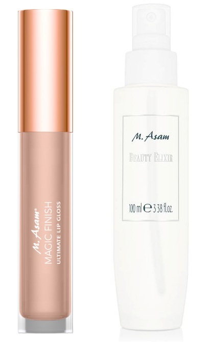 Magic Finish Ultimate Lip Gloss mit Volumen Effekt und Beauty Elixir Fixierspray für dauerhaften Halt des Makeups Magic Finish Ultimate Lip Gloss mit Volumen Effekt und Beauty Elixir Fixierspray für dauerhaften Halt des Makeups