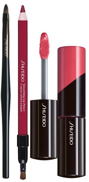 Shiseido Lip Brush, Smoothing Lip Pencil, Lacquer Rouge Shiseido Lip Brush, Smoothing Lip Pencil, Lacquer Rouge