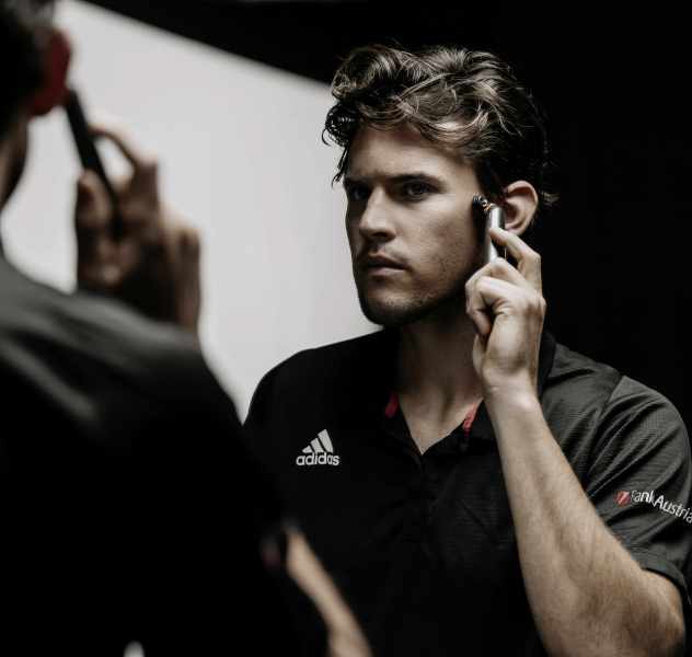 Dominic Thiem mit MicroTouch 