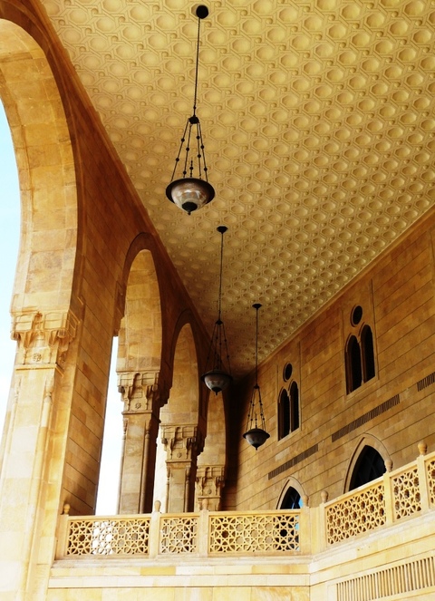 Vorhalle der Blauen Moschee in Beirut