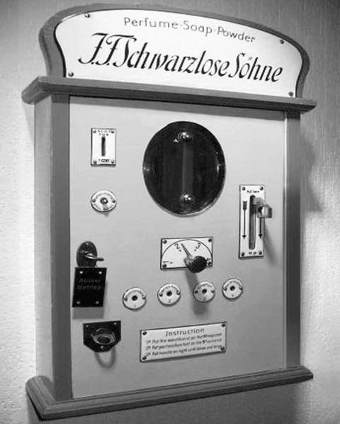 Parfumautomat von F.J. Schwarzlose Söhne Parfumautomat von F.J. Schwarzlose Söhne