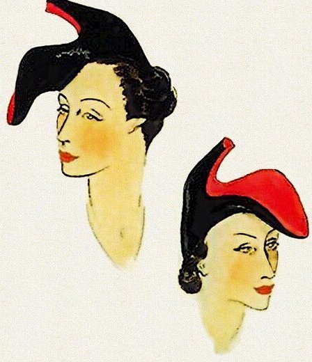 Elsa Schiaparelli 'Schuh-Hut' Elsa Schiaparelli 'Schuh-Hut'