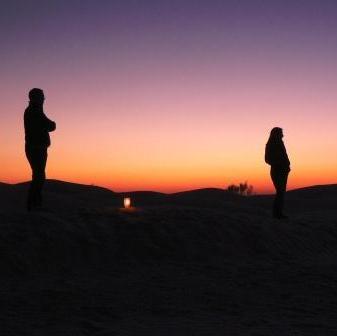 Meditation in der Wüste