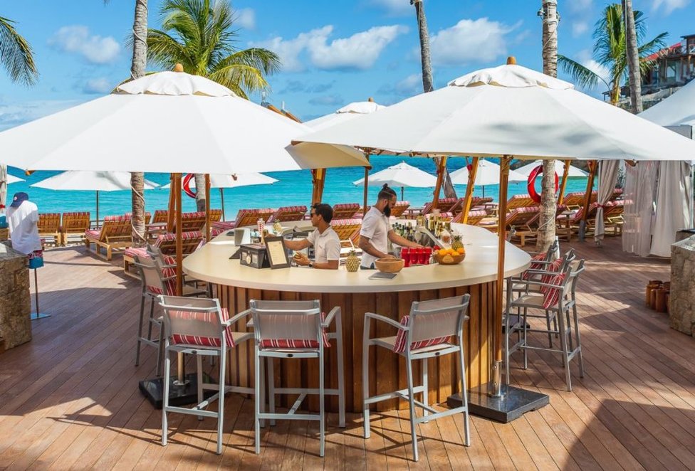 Beach Bar, Eden Rock, St. Barths Beach Bar, Eden Rock, St. Barths