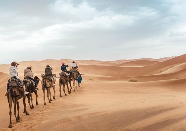Durch den Sand der Sahara