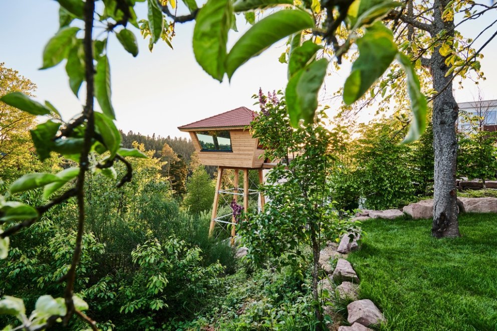 Hochsitzsauna im Hotel Berlins Krone Lamm Hochsitzsauna im Hotel Berlins Krone Lamm