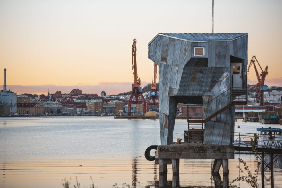 Sauna im Freihafen von Göteborg Sauna im Freihafen von Göteborg
