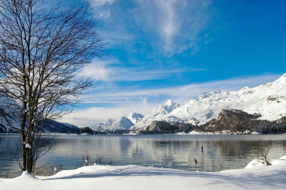 Silsersee bei Sils Maria Silsersee bei Sils Maria