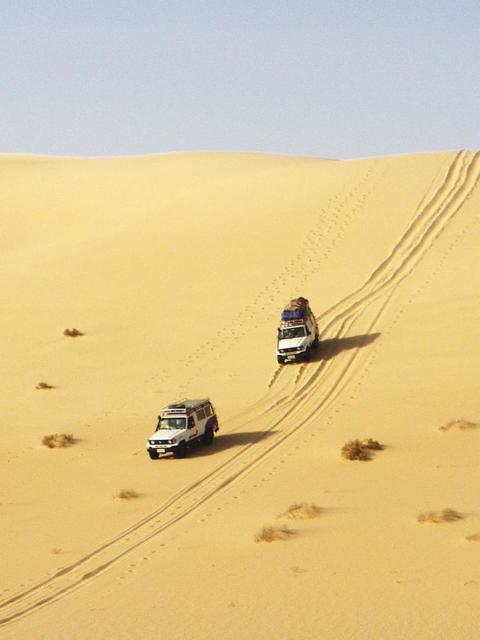 Auf dem Weg in die Oase Siwa