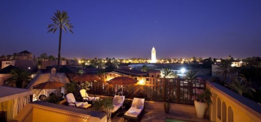 Blick über die Medina von Marrakesch Blick über die Medina von Marrakesch
