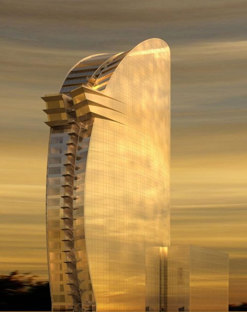 'DAS SEGEL' W Hotel Barcelona Aussenansicht 'DAS SEGEL' W Hotel Barcelona Aussenansicht