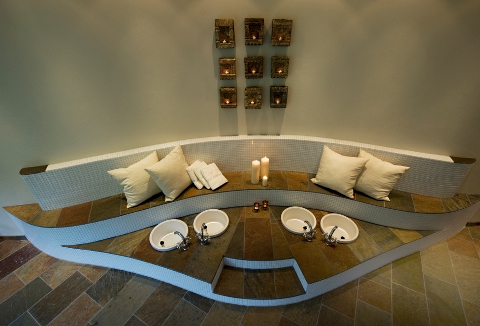 Fussbad im Babor Spa Fussbad im Babor Spa