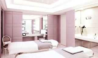 Behandlungsraum des Dior Institut im Hotel Plaza Athenee