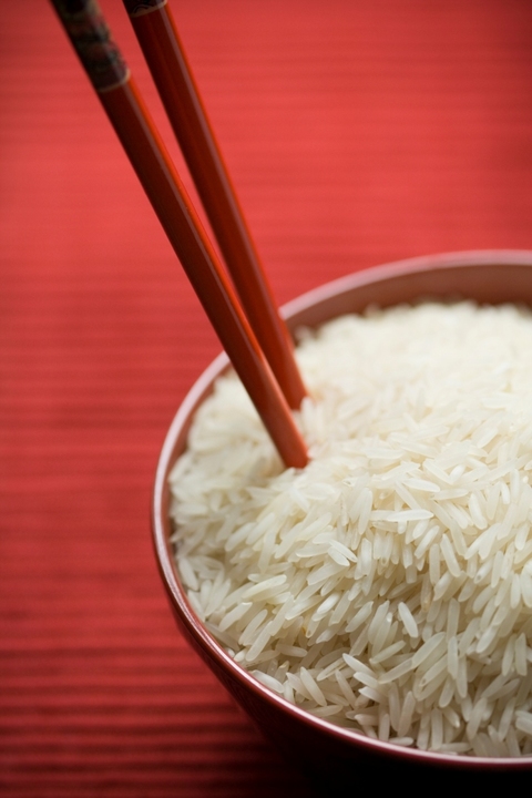 Reis ist ideal zum Entschlacken