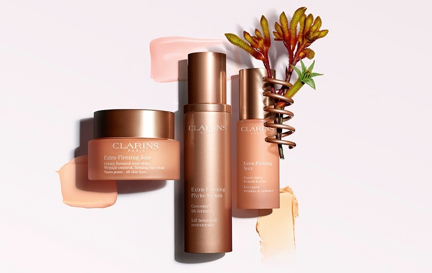 Clarins Extra-Firming Phyto-Serum und Extra-Firming Yeux Clarins Extra-Firming Phyto-Serum und Extra-Firming Yeux
