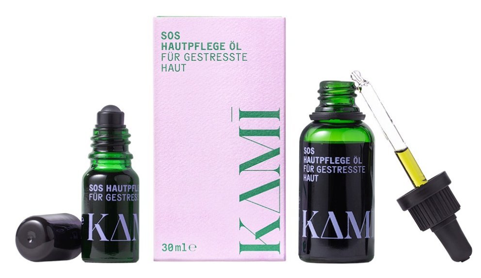 Das KAMI SOS Hautpflegeöl nährt, schützt und unterstützt den natürlichen Heilungsprozess bei entzündlichen Hautzuständen
