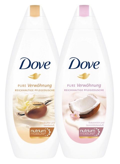 Dove Pure Verwöhnung Pflegeduschen