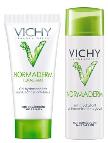 Vichy Normaderm Total Mat und Normaderm Feuchtigkeitspflege Vichy Normaderm Total Mat und Normaderm Feuchtigkeitspflege