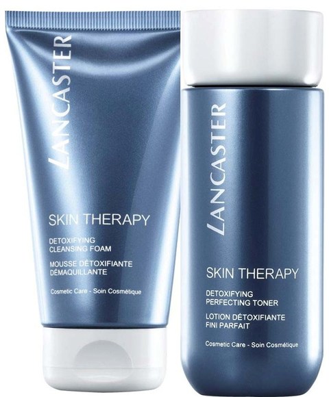 Lancaster Skin Therapy Detoxifxing Cleasing Foam und Perfecting Toner