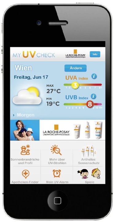 MY UV Check - Sonnenschutz App von La Roche-Posay MY UV Check - Sonnenschutz App von La Roche-Posay