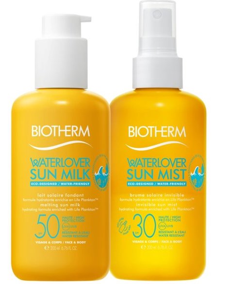 Biotherm Waterlovers Sun Milk und Sun Mist Biotherm Waterlovers Sun Milk und Sun Mist