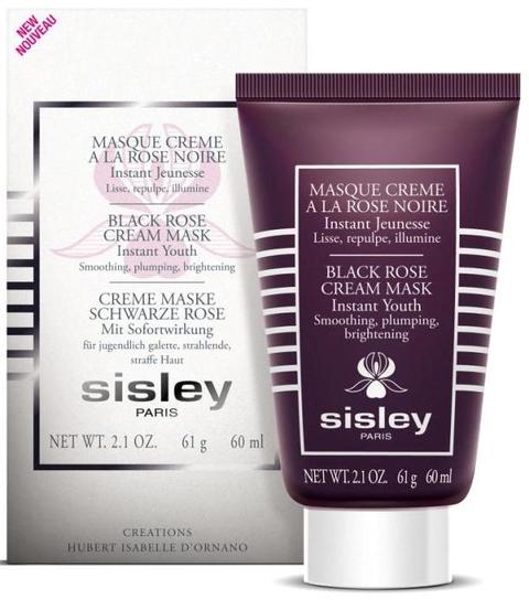 Creme Maske Schwarze Rose