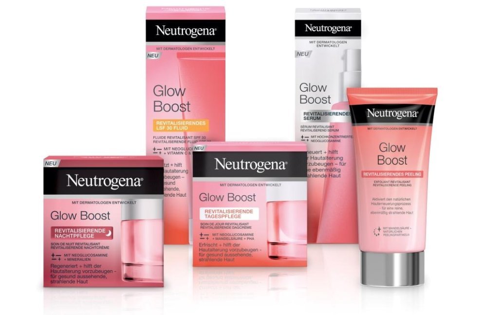 Die komplette Glow Boost Gesichtspflege regeneriert die Haut und schenkt ihr neuen Glow Die komplette Glow Boost Gesichtspflege regeneriert die Haut und schenkt ihr neuen Glow