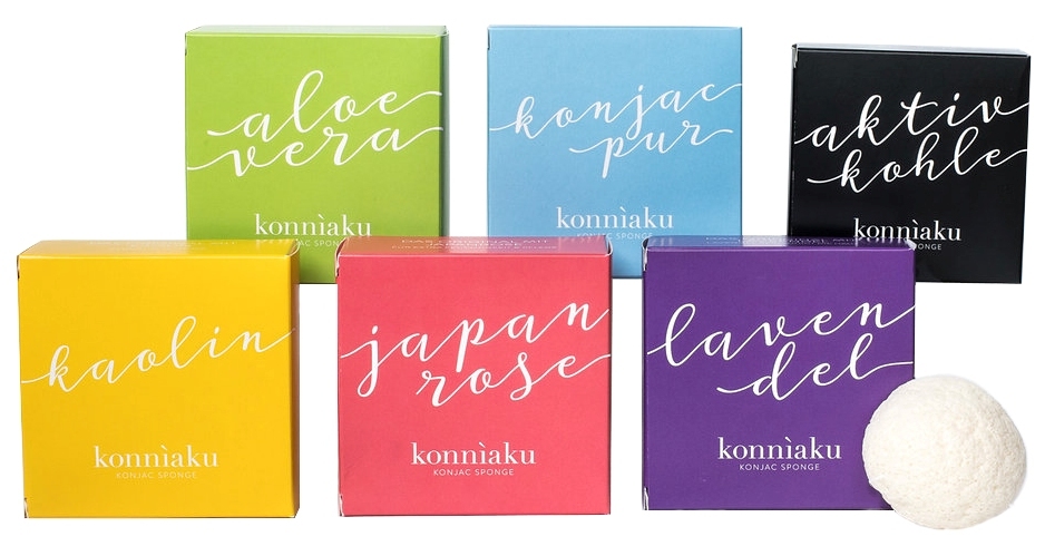 Konniaku Schwämme Konniaku Schwämme