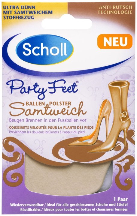 Scholl Party Feet Ballenpolster Samtweich