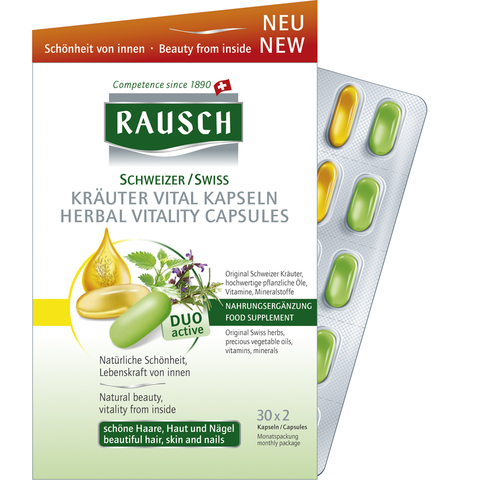 Rausch Schweizer Kräuter Vital Kapseln Rausch Schweizer Kräuter Vital Kapseln