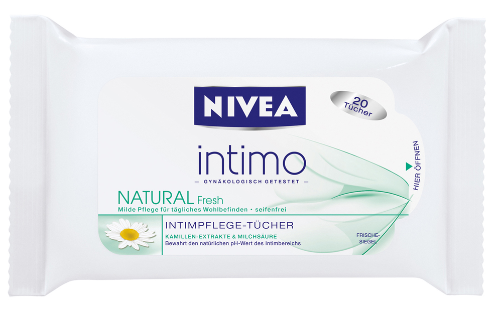 Nivea Intimo natural Fresh Tücher Nivea Intimo natural Fresh Tücher