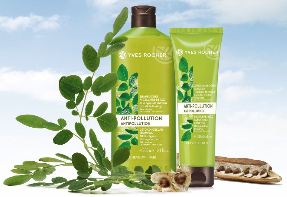 Yves Rocher Anti-Pollution Shampoo und Spülung