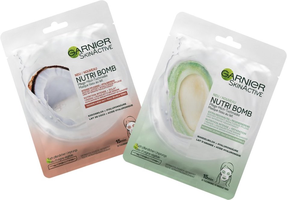 Garnier Nutri Bomb Tuchmasken Garnier Nutri Bomb Tuchmasken