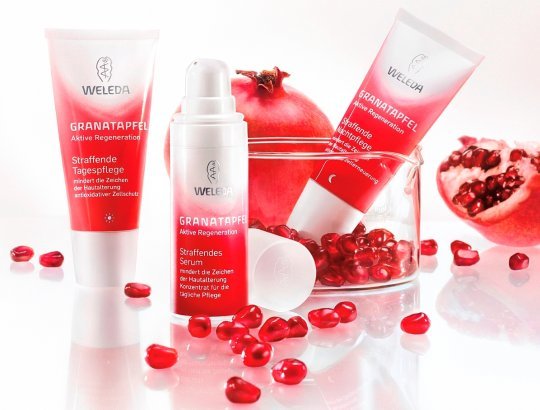 Weleda Pflegeserie mit Granatapfel Weleda Pflegeserie mit Granatapfel